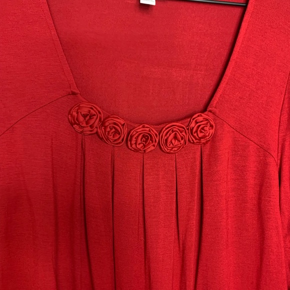 Fashion Bug • long sleeve rose blouse - Picture 4 of 6